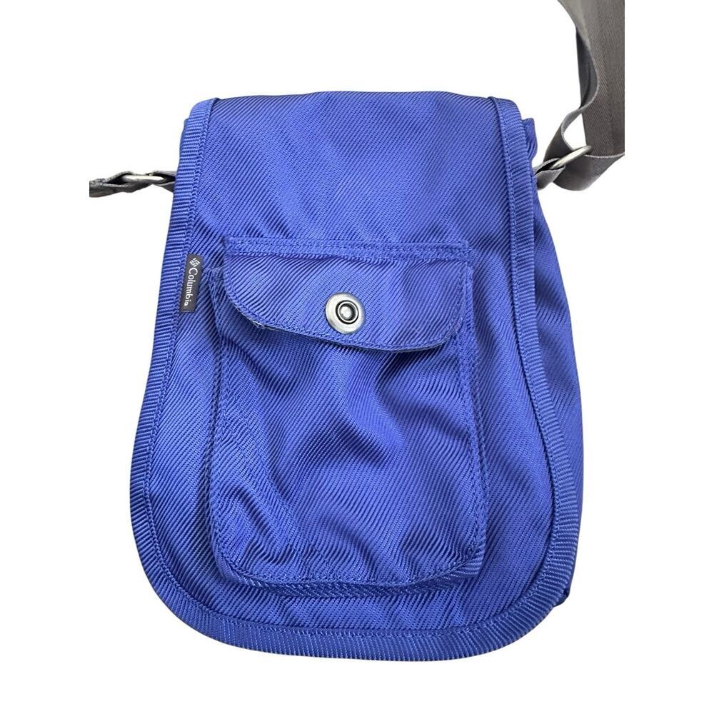 Columbia Azza nylon messenger bag travel Crossbody hiking purse Color Blue
